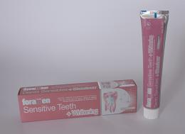 FORAMEN SENSITIVE+WHITENING – bělicí zubní pasta pro citlivé zuby, 75 ml - zvětšit obrázek
