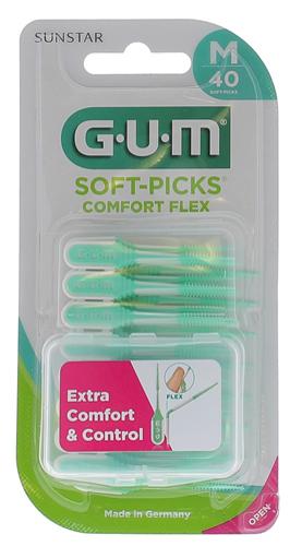 GUM SoftPick Comfort flex mezizubní kartáèky, Regular, 40 ks     