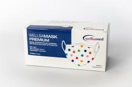 WELLSAMASK Premium 3-vrst. ústenky, 50 ks - puntíky                       - zvětšit obrázek