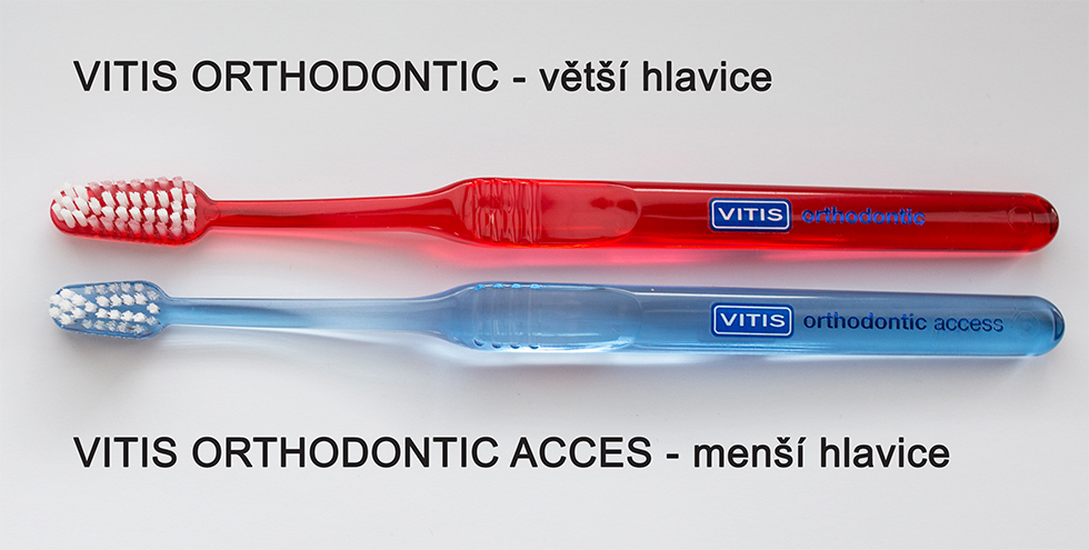 VITIS ORTHODONTIC zubní kartáèek - vìtší hlavice - zvìtšit obrázek